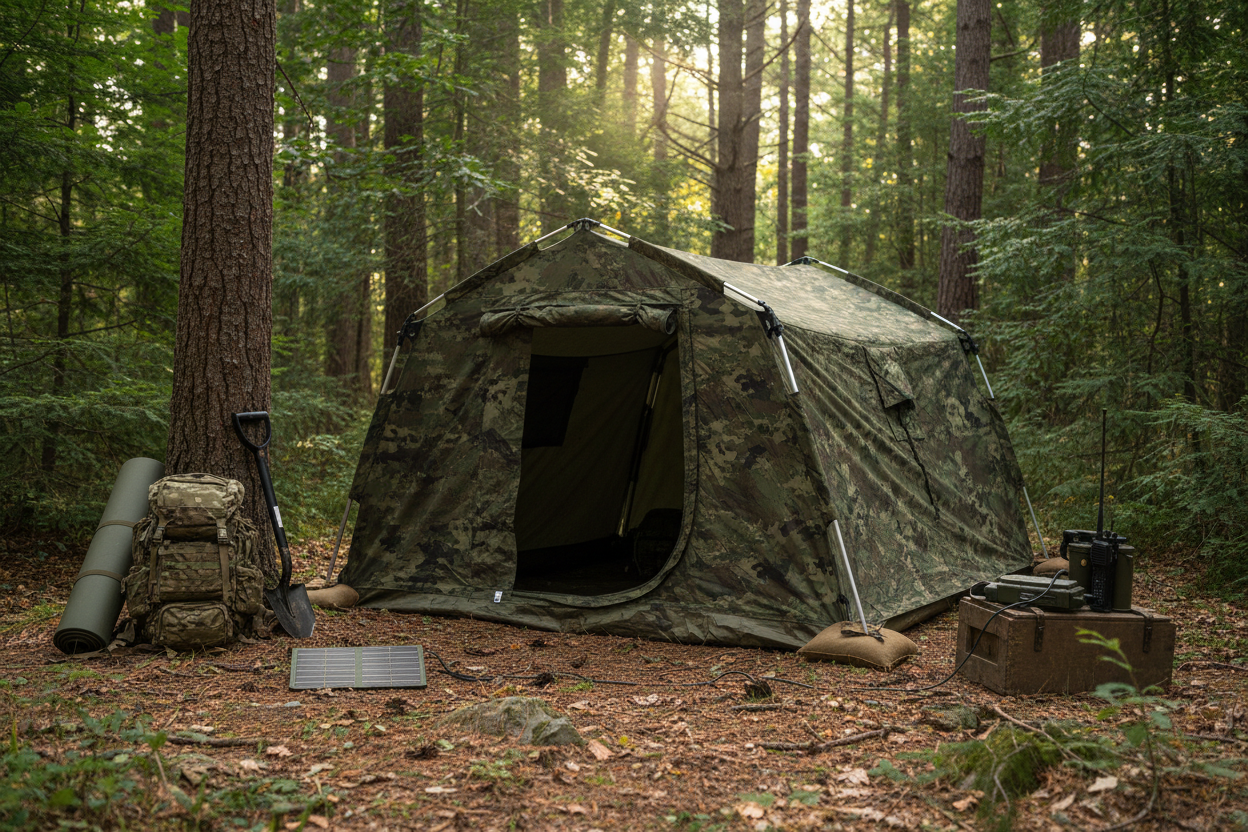 Camping y alojamiento