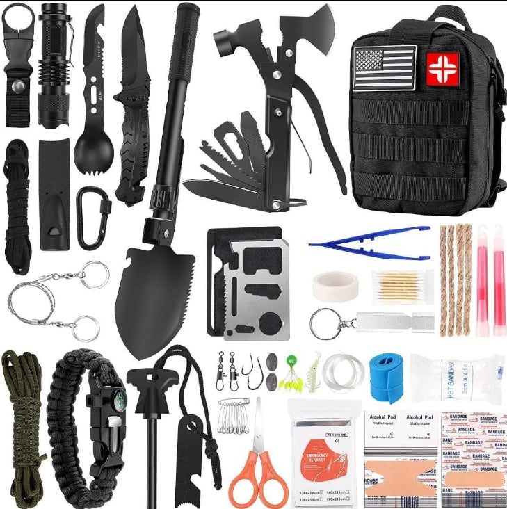 Outdoor Camping Equipment Suit Multifunctional Outdoor Survival Supplies